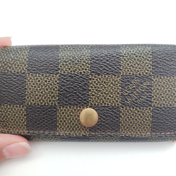 Pre-owned Louis Vuitton Damier Ebene 4 Key Holder - Picture 9 of 16